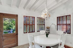 Dining - Authentic German Sunday House! Location, Outdoor Fireplace & Upscale Decor! (Fredericksburg)