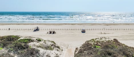 Am Strand, LiegestĂŒhle, StrandtĂŒcher
