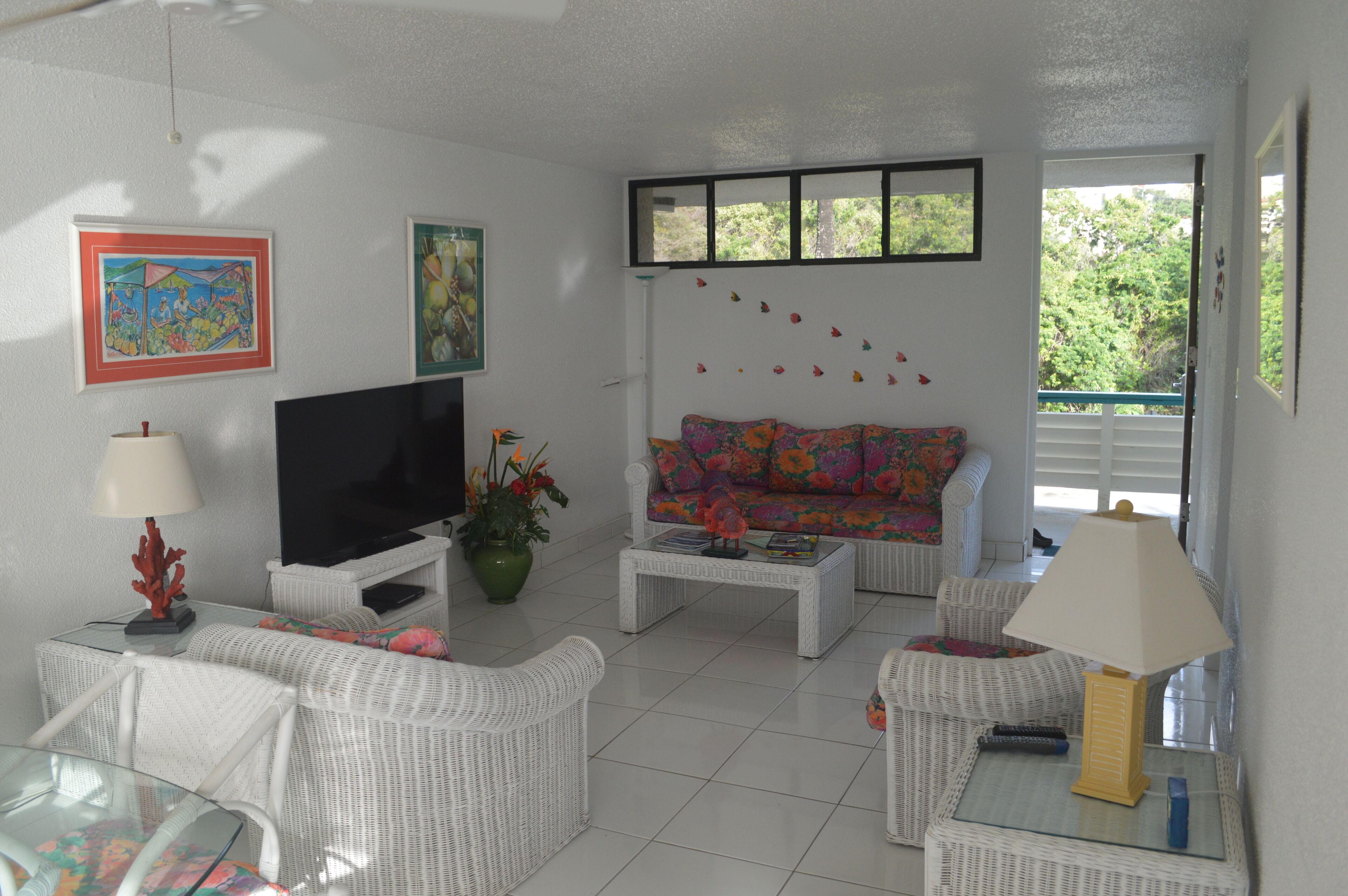 TV, DVD player, stereo