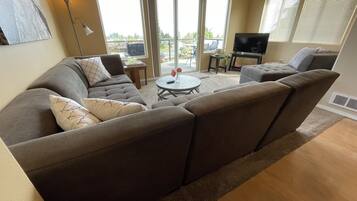 TV connectée, cheminée