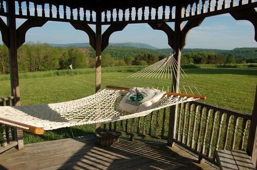 Eagles Mere cedar home offers breathtaking views of the Endless Mountains