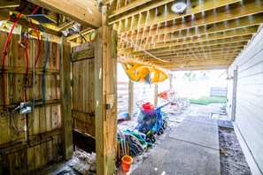 Property grounds - Large home on Private Beach, Game Room,  Third story deck, Ocean Views,  (Panama City Beach)