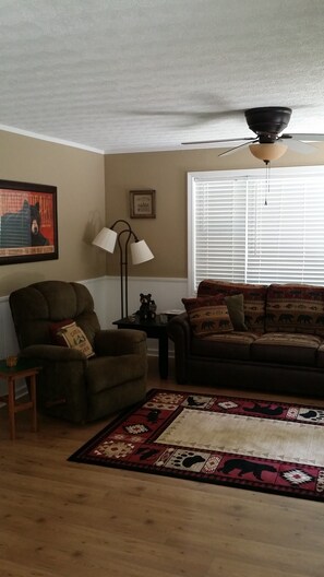 Smart TV, fireplace, DVD player, books - Redbird Retreat - pet friendly (Blairsville)