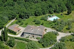 Exterior - Holiday Farmhouse L'UCCELLARE - Apartment with pool and A/C (Firenze)