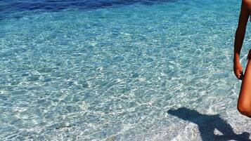 Enjoy a serene beach experience with access to the ocean.