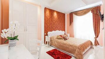Deluxe Room, 1 Bedroom | 1 bedroom, Frette Italian sheets, premium bedding, down comforters