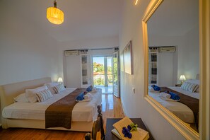 2 bedrooms, iron/ironing board, free WiFi, bed sheets - Zeus 1 PRIVATE pool apartment  (NISSAKI CORFU)