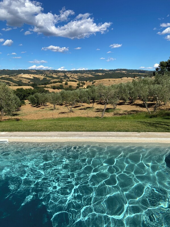 Outdoor pool - Charming Maremma Villa w/Swimming Pool, Countryside Serenity and Beaches Nearby (Magliano in Toscana)