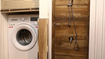 Shower, hair dryer, bidet