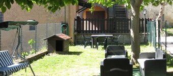 Holiday home in Abruzzo. Studio with garden in a small panoramic village