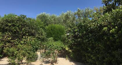 Charming Oleander Villa mit Meerblick in Is Molas Golf Resort Pula.