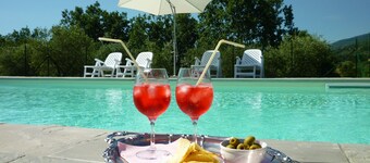 Appartment with swimming pool 30 min of Florence, private garden, parking, WiFi