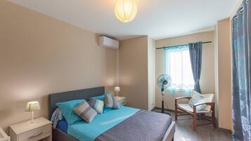 2 bedrooms, iron/ironing board, free WiFi, bed sheets