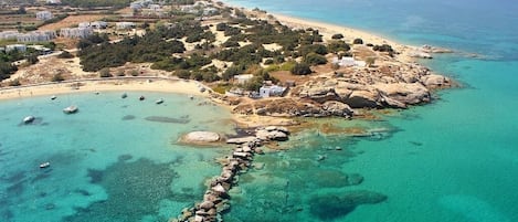 Nära stranden och strandhanddukar