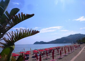 On the beach