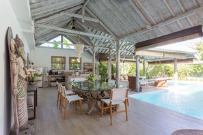 Dining - Family-Friendly 3BR Villa w/ Private Pool, Seminyak (Seminyak)