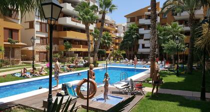 Luxury 2 bedroom 2 bathroom aprtment 200 meteres from the sea on 5 star complex#