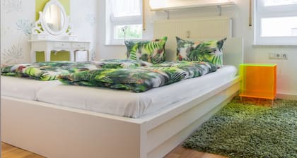 Terrace apartment on the Great Garden. Dresden old town.