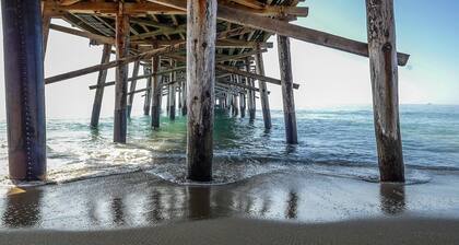 On the Boardwalk with views of the Ocean & Balboa Pier--steps to the Fun Zone