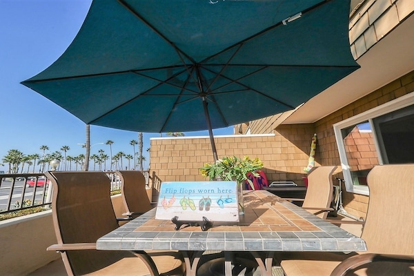 Spacious patio