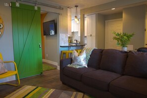 Smart TV, DVD player, foosball, table tennis