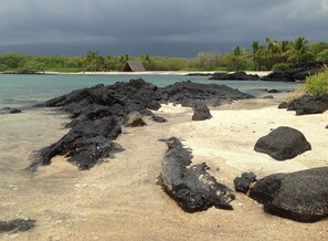 Sun loungers, beach towels