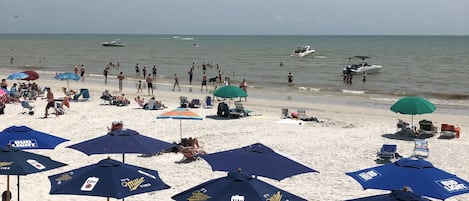 On the beach