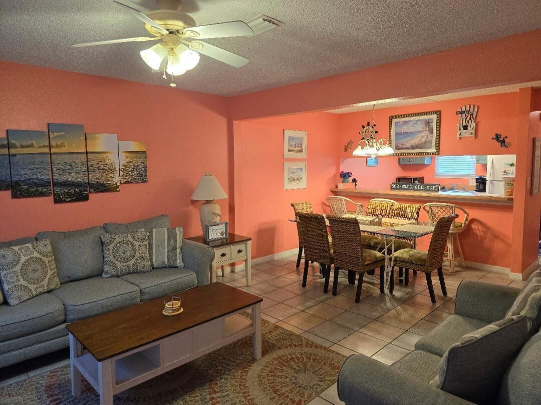 TV, DVD player, books, video library