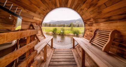 90+ Acre Ranch Directly On The Elk River In The Heart of the Canadian Rockies!