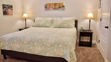 2 bedrooms, iron/ironing board, travel cot, WiFi