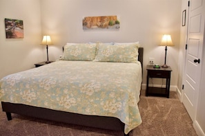 2 bedrooms, iron/ironing board, travel cot, WiFi