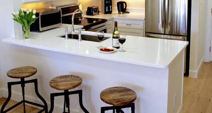 Tranquil tidal marsh setting