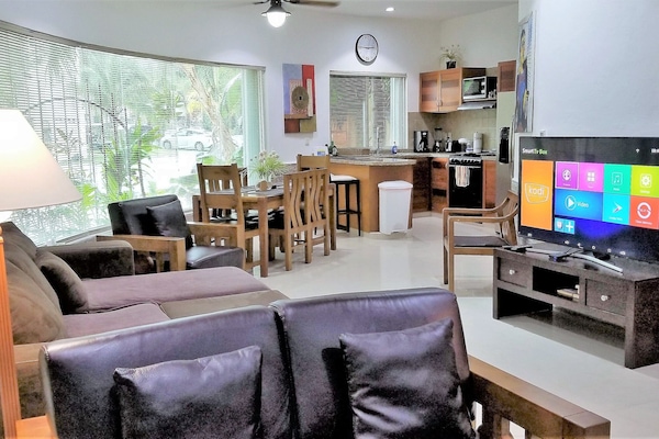 A1 Flat screen smart tv free wi fi free long distance call