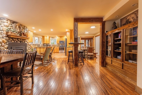 Spacious and charming Craftsman retreat.