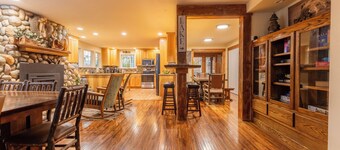 Spacious and charming Craftsman retreat.