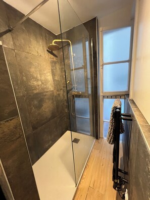 Shower, hair dryer, towels, soap - TOP LOCATION, TOP CENTER , POMPIDOU/MARAIS/LOUVRE (Paris)