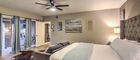 5 habitaciones, escritorio, tabla de planchar con plancha y wifi gratis