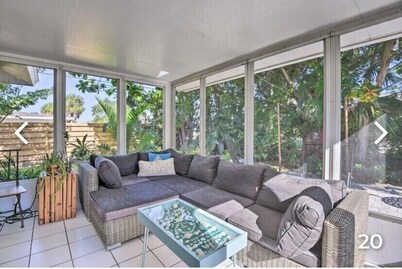 NOW available March 8-13 2026! Walk to beach! Island location! 