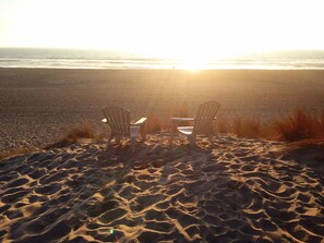 On the beach