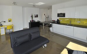 Interior - Modern, Architect-Designed Penthouse Loft With 2 Outdoor Roof Terraces (Vienna)