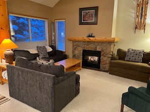 Smart TV, chimenea
