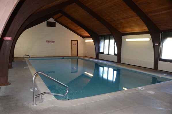 Indoor pool, a heated pool
