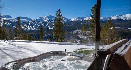 Luxury mountain home with stunning views, hot tub, theater & game room