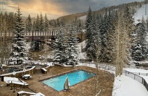Outdoor pool, a heated pool - One Minute Walk to Gondola & Born Free Lift - Diamond Rated, Heart of Lionshead (Vail)
