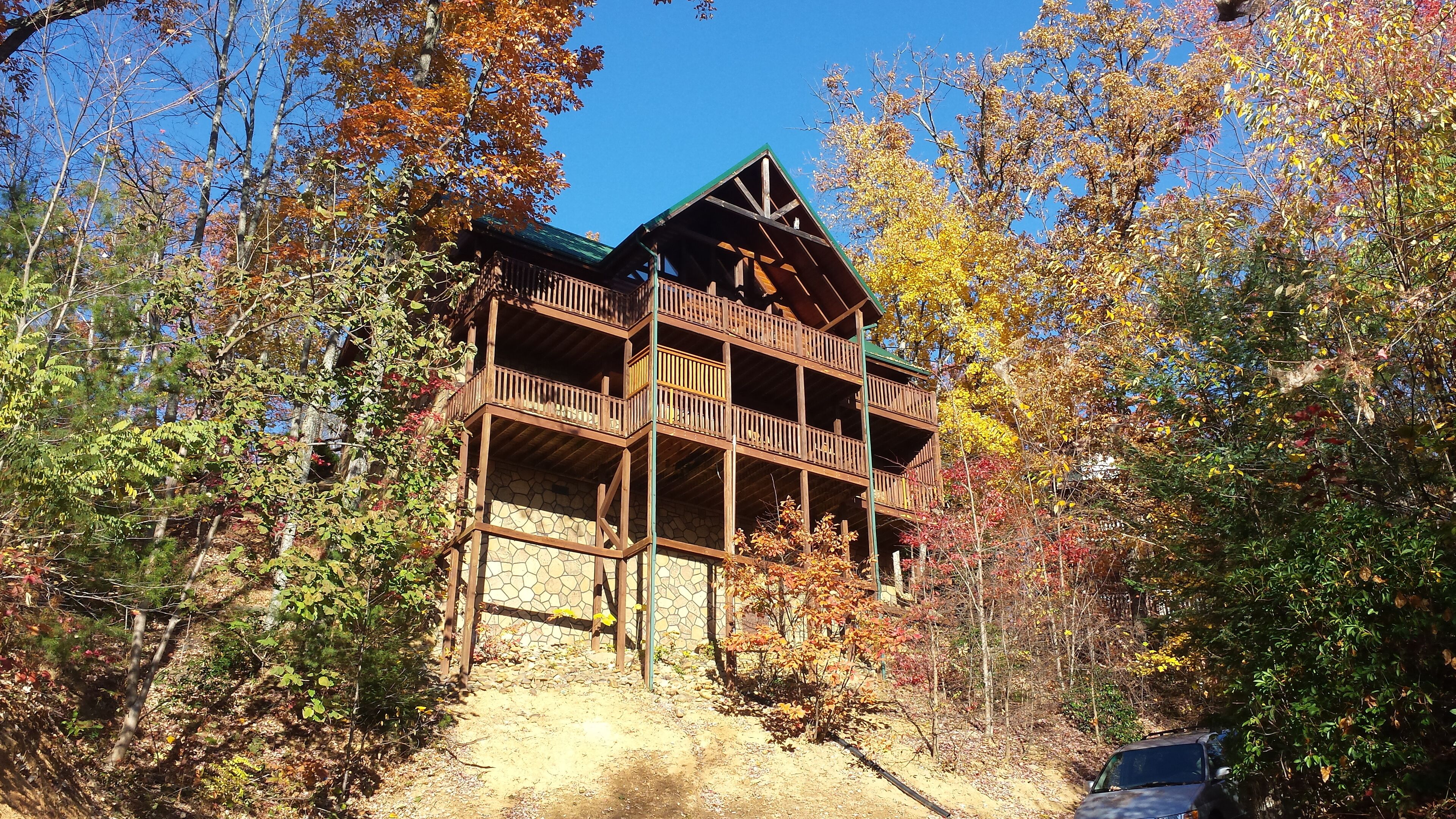 An Autumn View from the hollow below!