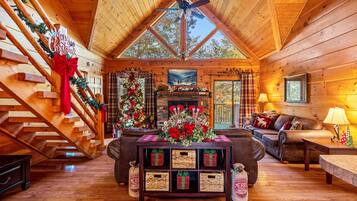 Smart TV, chimenea, videojuegos, reproductor de DVD