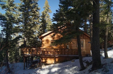 Exterior. Cozy Pet Friendly Cabin! - 2 blocks from Bear Mountain in Southern California