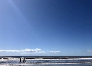 On the beach