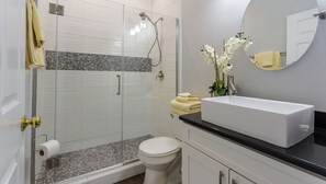 Combined shower/tub, hair dryer, towels - MARCH LAST MINUTE  AVAILABLE! (Davenport)