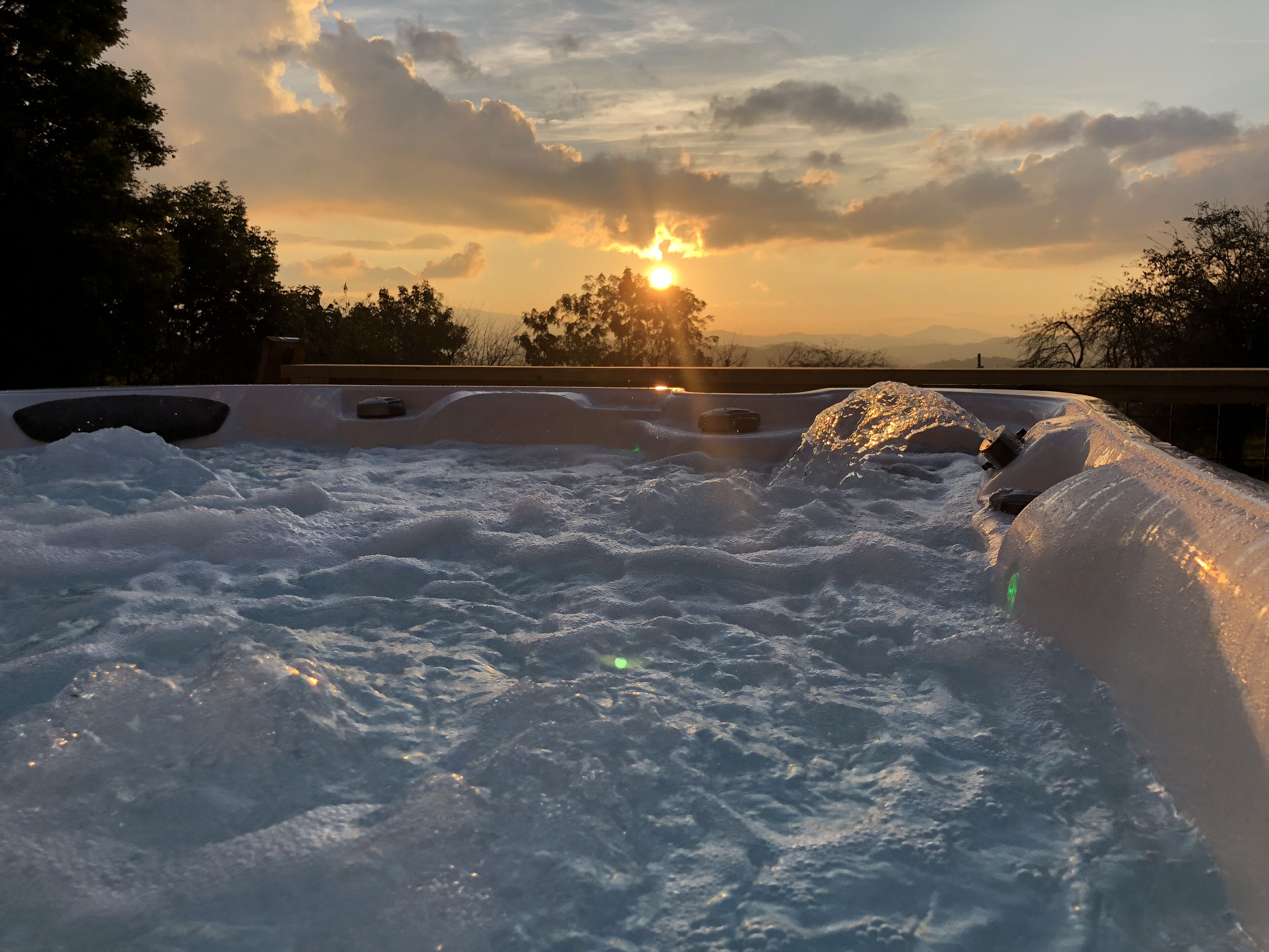 Bain à remous extérieur